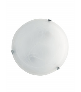 LUNA LED Flush Ceiling Light White 2200lm 4000K 40cm