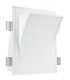 ANIMA 2 Light Recessed Wall Light White 31.5x25.5x17.5cm-1