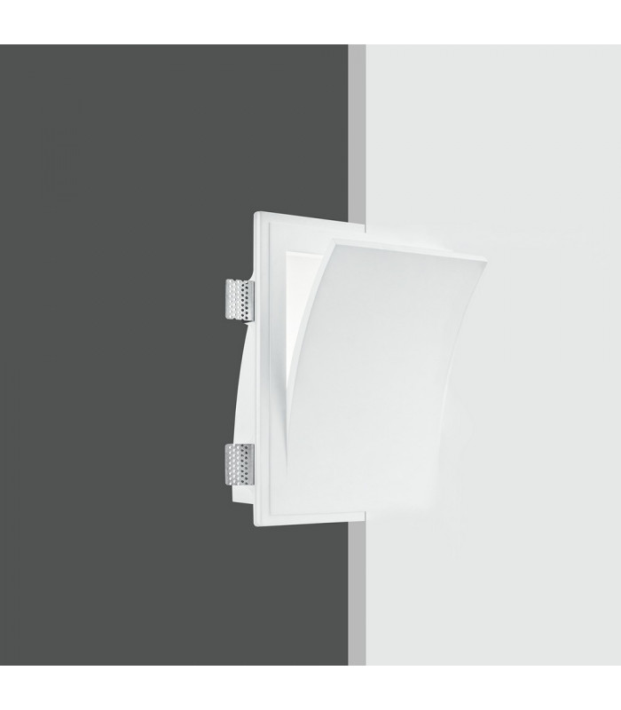 ANIMA 2 Light Recessed Wall Light White 31.5x25.5x17.5cm-2