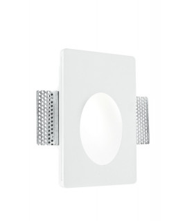 ARIEL Recessed Wall Light White 12x18x5.5cm-1