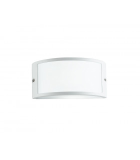 AUSTIN Outdoor Flush Wall Light White IP54 25x13x12cm