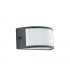 AUSTIN Outdoor Flush Wall Light Black IP54 25x13x12cm