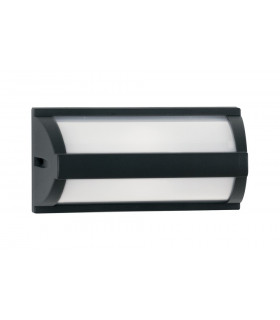 BOSTON Outdoor Flush Wall Light Anthracite IP54 25x12x12.5cm
