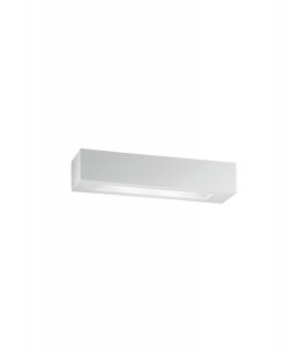 CANDIDA 2 Light Plaster Wall Light White 36x9x7cm-1