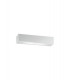 CANDIDA 2 Light Plaster Wall Light White 45x9x7cm