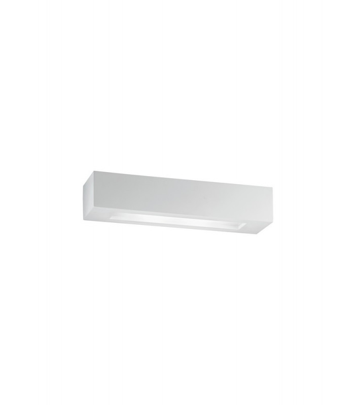 CANDIDA 2 Light Plaster Wall Light White 45x9x7cm