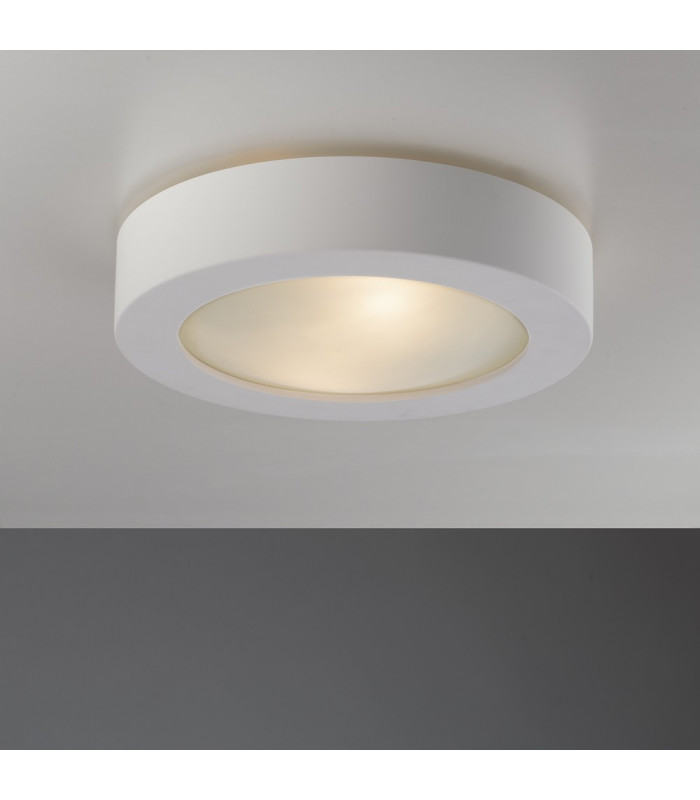 GABRIEL 2 Light Surface Mounted Downlight White 30x6.5cm