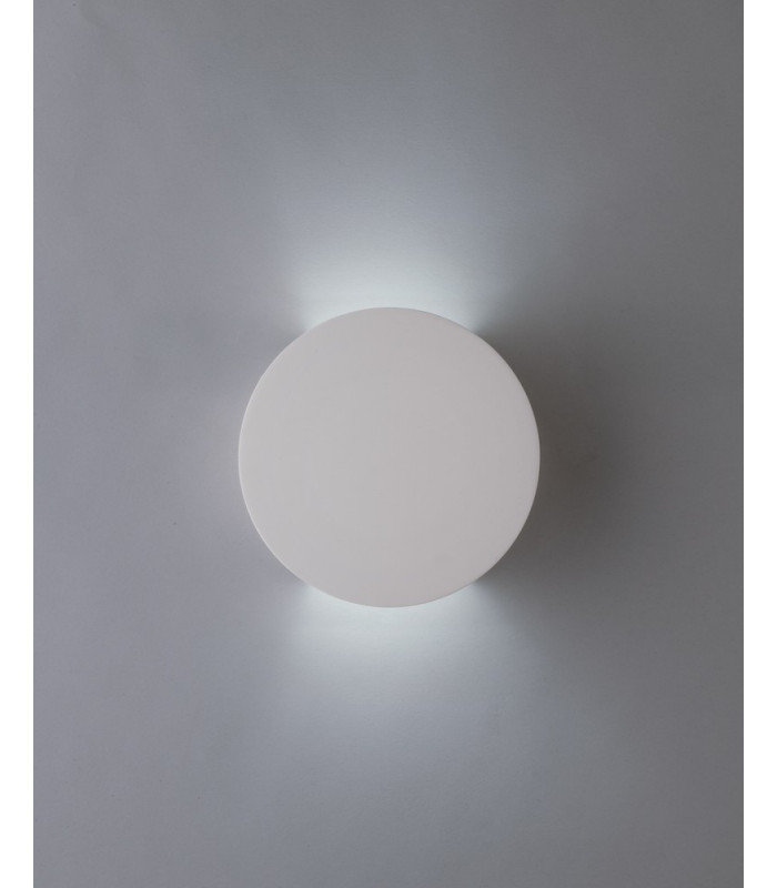 LEIRON Plaster Wall Light White 15.5x7cm-2