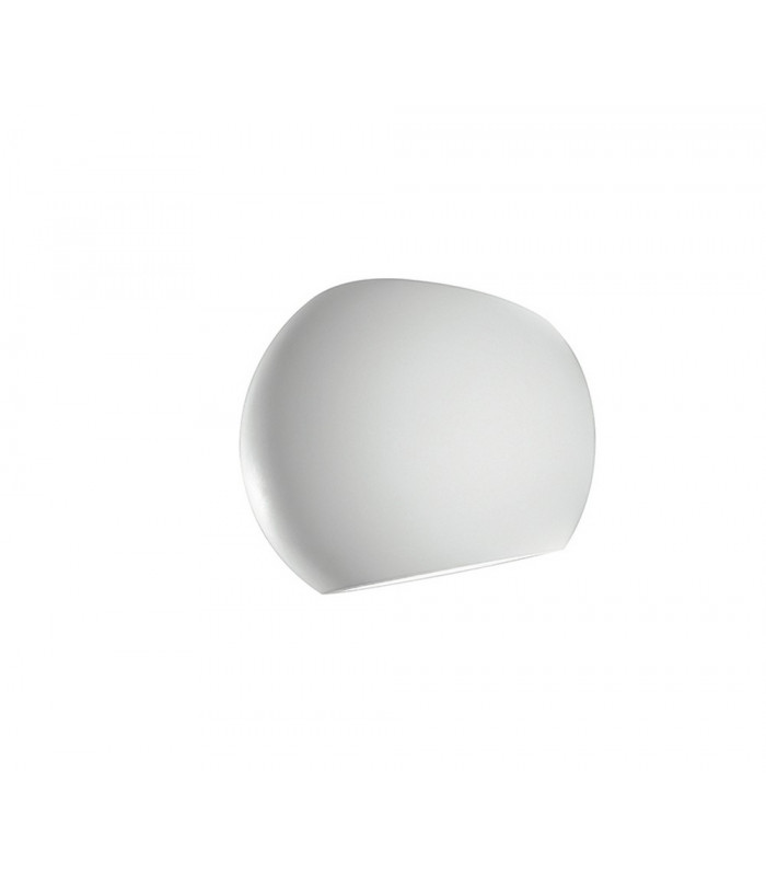 MOSES Plaster Wall Light White 15.5x12.5x11.5cm-1