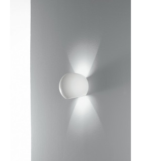 MOSES Plaster Wall Light White 15.5x12.5x11.5cm-2