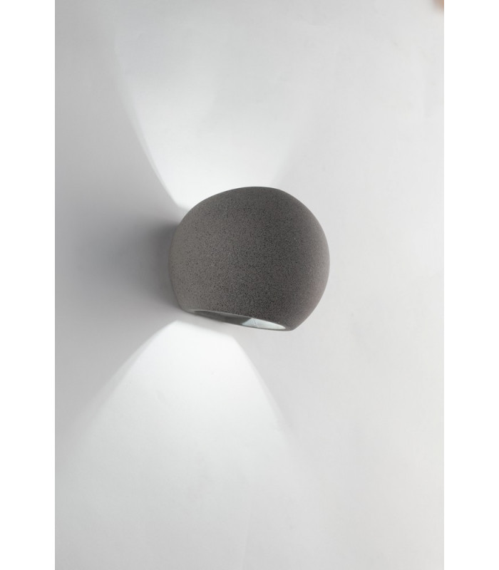MOSES Plaster Wall Light Grey 15.5x12.5x11.5cm-2
