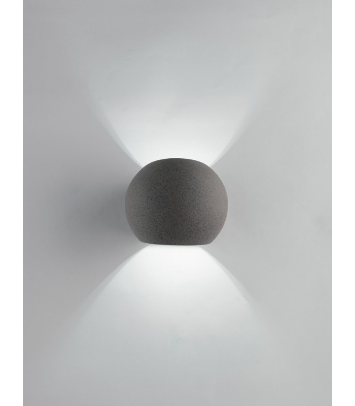 MOSES Plaster Wall Light Grey 15.5x12.5x11.5cm-3