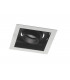 APOLLO LED Recessed Adjustable Downlight Black 1600lm 4000K 15x15x9.4cm