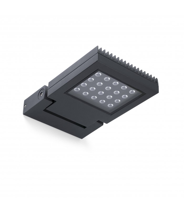 LED Outdoor Wall Spotlight Dark Grey IP65 - 1