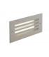 BOLT Outdoor LED Recessed Wall Light Nickel IP54 190lm 4000K 17x6.8x8cm