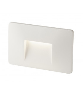 BREEN Outdoor LED Recessed Wall Light White IP65 150lm 4000K 13.3x8.5x3cm