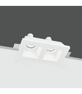 GHOST 2 Light Recessed Downlight White 21.4x11.8x5.5cm-2