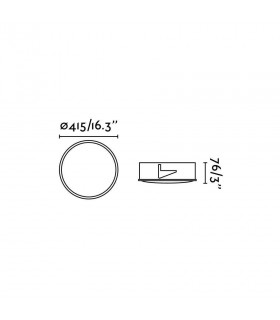 LED Recessed Ceiling Light White IP44 - 2