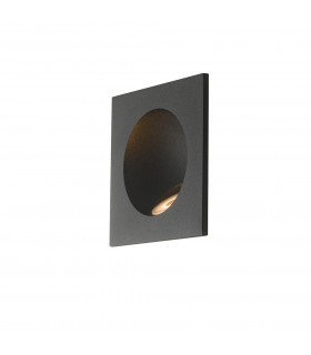 ONYX Outdoor LED Recessed Wall Light Black IP54 144lm 4000K 9x9x4cm-2