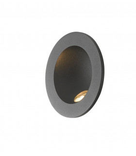 ONYX Outdoor LED Recessed Wall Light Black IP54 144lm 4000K 9x4cm-2