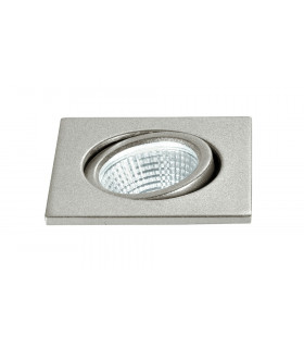 POLARIS LED Recessed Adjustable Downlight Nickel 240lm 4000K 6.6x6.6x5.7cm