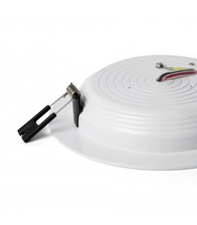 LED Medium Recessed Ceiling Light White IP44 - 2