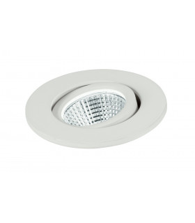 POLARIS LED Recessed Adjustable Downlight White 240lm 4000K 6.6x5.7cm