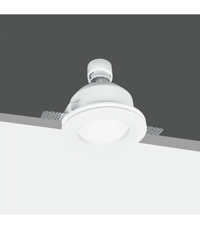 SNOW Recessed Downlight White 12x6cm
