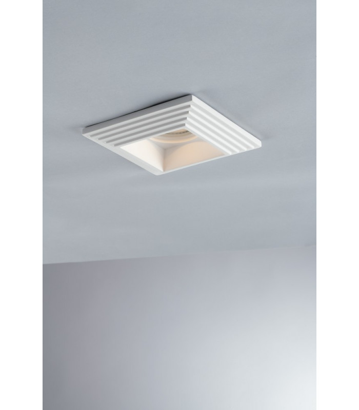 SPETTRO Recessed Downlight White 12.4x12.4x5cm-3