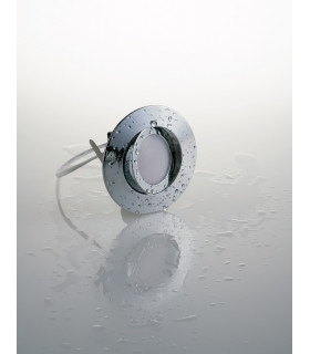 ZENIT LED Recessed Adjustable Downlight Chrome IP44 400lm 3000K 9x2.5cm-2