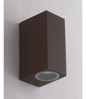 QUBO Outdoor 2 Light Up Down Light Corten IP54 15.1x9.3x6.7cm-2
