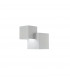 RUBIK 2 Light Plaster Wall Light White 19.5x16x11.5cm-1