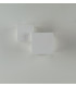RUBIK 2 Light Plaster Wall Light White 19.5x16x11.5cm-3