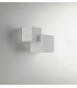 RUBIK 2 Light Plaster Wall Light White 19.5x16x11.5cm-4