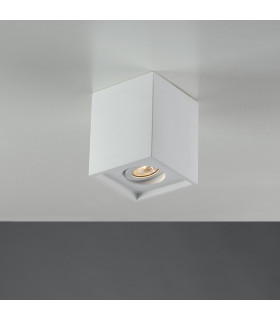 SPACE Surface Mounted Adjustable Downlight White 13.4x13.4x16cm-1