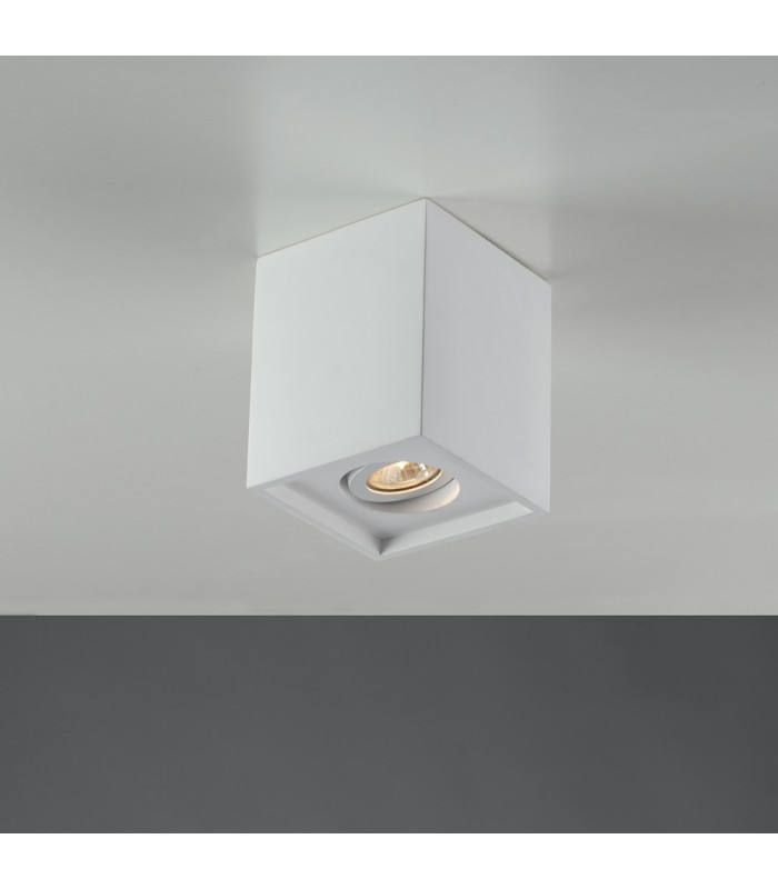 SPACE Surface Mounted Adjustable Downlight White 13.4x13.4x16cm-1