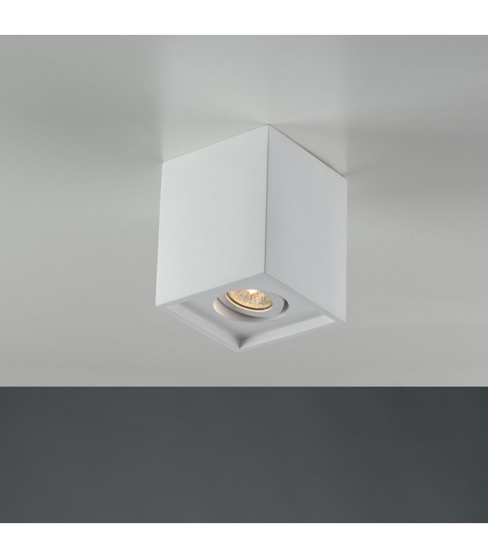 SPACE Surface Mounted Adjustable Downlight White 13.4x13.4x16cm-2