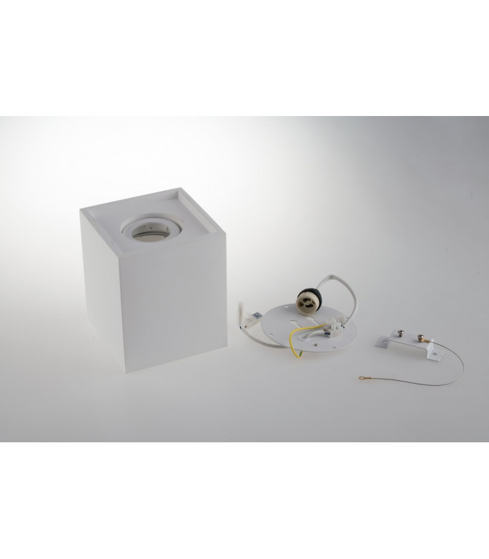 SPACE Surface Mounted Adjustable Downlight White 13.4x13.4x16cm-4