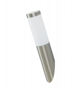 ST021 Outdoor Modern Wall Light Nickel IP44 37.6x15.5x7.6cm