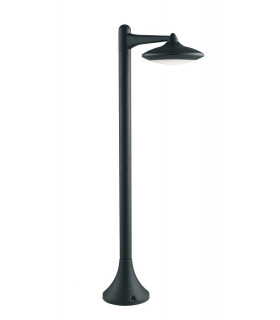 ALYSON Outdoor 91cm LED Bollard Black IP44 800lm 4000K 91x28cm