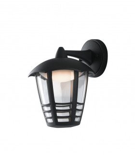 CLOE Outdoor LED Wall Lanterns Black IP44 800lm 4000K 19.3x23x17cm
