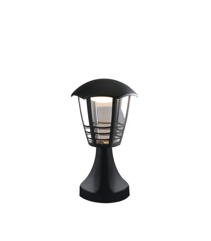 CLOE Outdoor LED Pedestal Light Black IP44 800lm 4000K 17x29.7cm