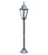 FIRENZE Outdoor 104cm Bollard Black Silver IP44 104x21cm