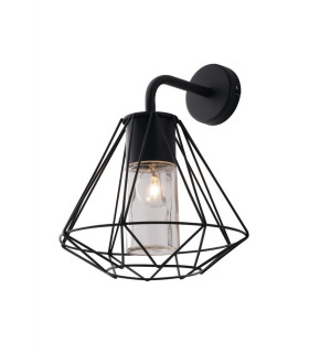 MANDALA Outdoor Wall Light Black IP44 36x29.5cm-1
