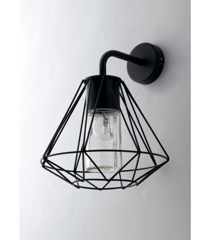 MANDALA Outdoor Wall Light Black IP44 36x29.5cm-2