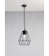 MANDALA Outdoor Pendant Ceiling Light Black IP44 29.5cm-2