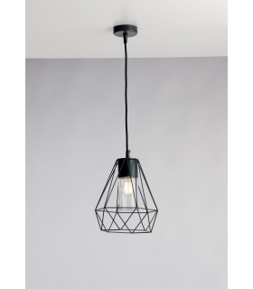 MANDALA Outdoor Pendant Ceiling Light Black IP44 29.5cm-2