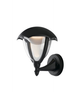 MEGAN Outdoor LED Wall Lanterns with Sensor Black IP44 800lm 4000K 21x29x18.8cm