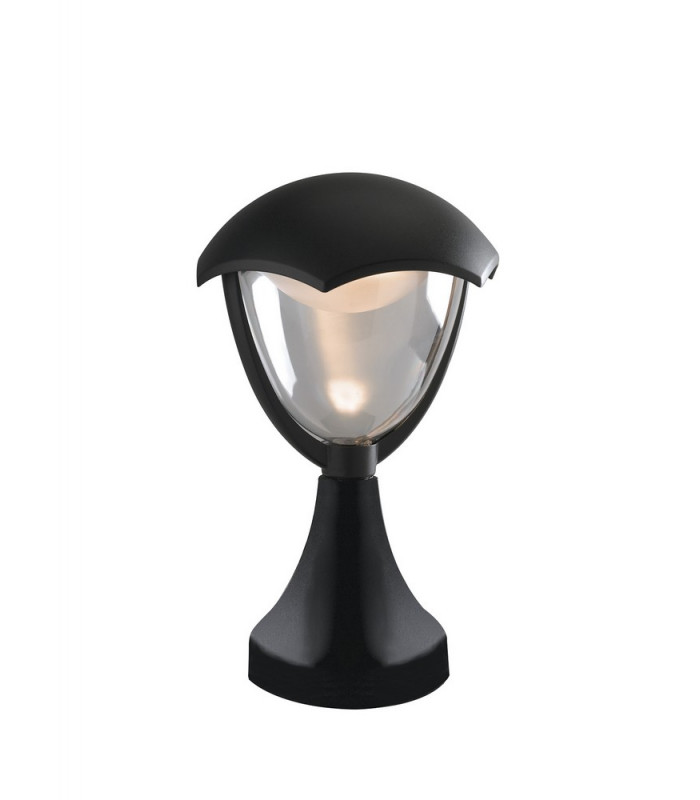 MEGAN Outdoor LED Pedestal Light Black IP44 800lm 4000K 20x31cm
