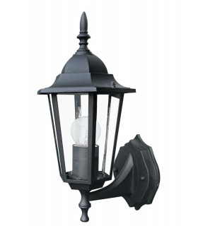 MILANO Outdoor UP Wall Lanterns Black IP44 20.8x36x17cm